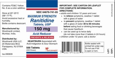 500 T Label (Ranitidine Tablets 150 mg 500 T Label)